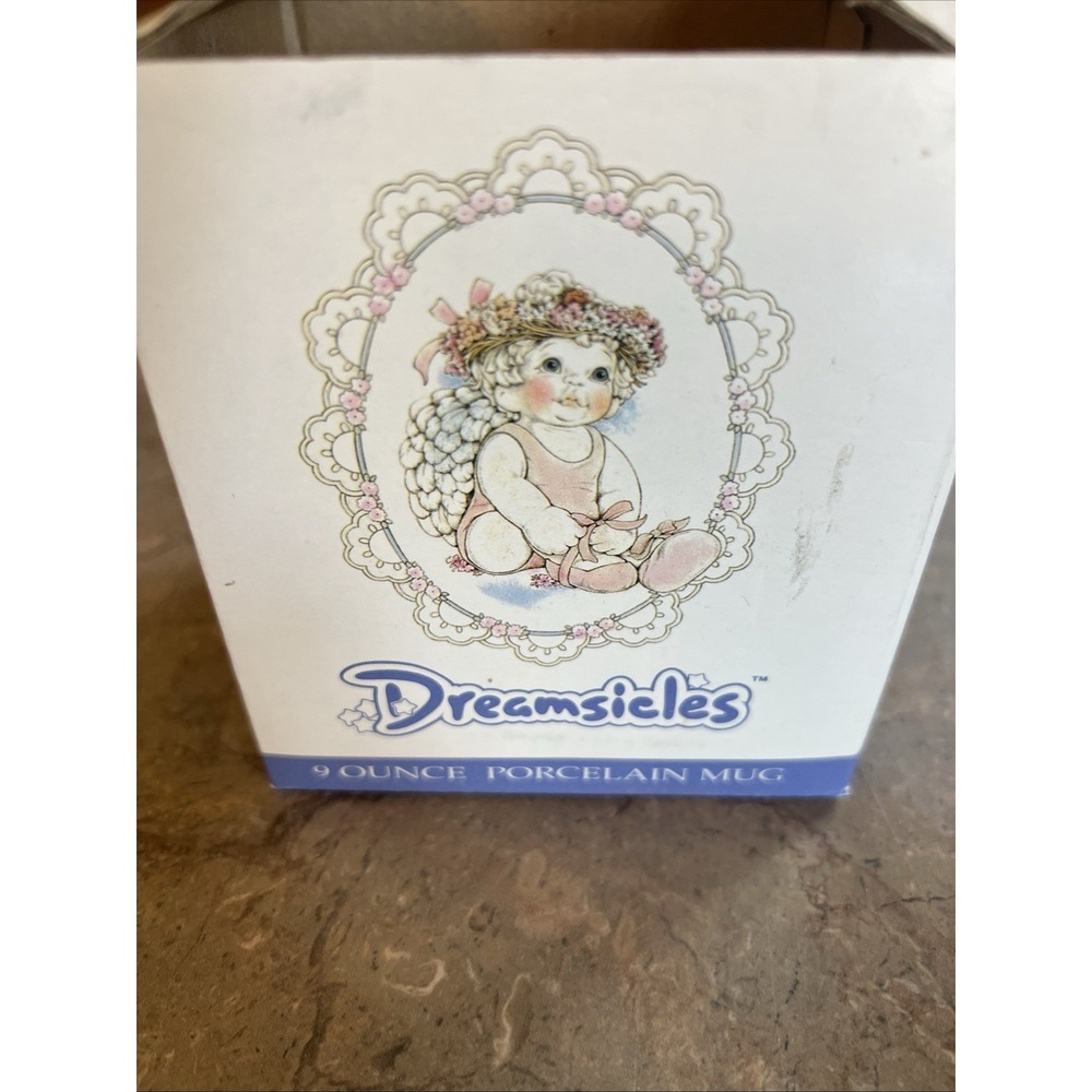 DREAMSICLES  Ceramic Coffee Mug Cup Cherub